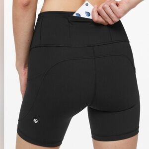 lululemon fast and free high rise short 8”